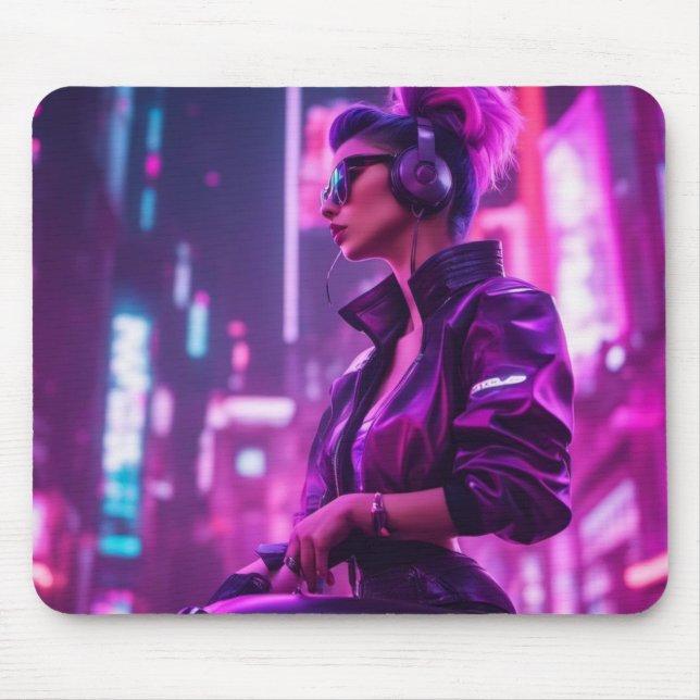 Scifi Girl Mousepad (Vorne)