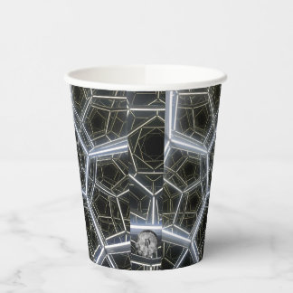 SciFi Multidimensional Paper Cups Pappbecher