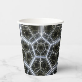 SciFi Multidimensional Paper Cups Pappbecher