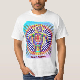 Scifi Regenbogenroboter T-Shirt