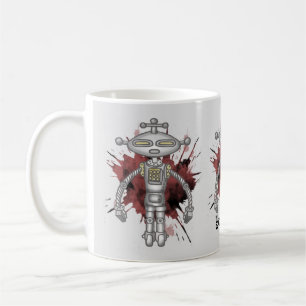 Scifi-Roboter sechs Kaffeetasse