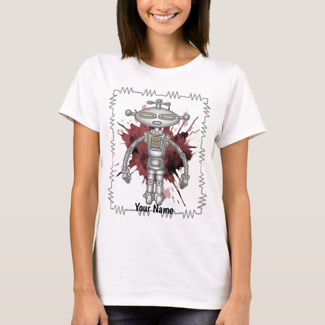 Scifi-Roboter sechs T-Shirt (Vorderseite)