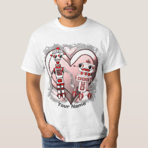 Scifi Roboter verliebt T-Shirt