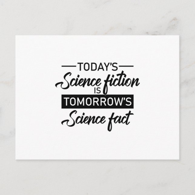 SciFi Science Fiction Space Ufo Alien Geschenk Ide Postkarte (Vorderseite)