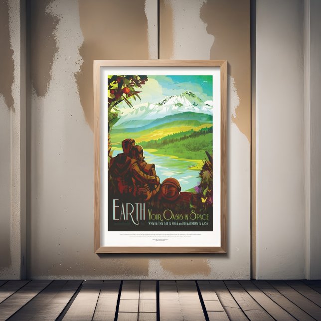 SciFi Travel Ad, Planet Earth Poster (Von Creator hochgeladen)