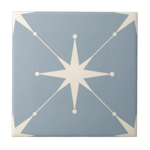 Scintilla hellblauer Star Fliese