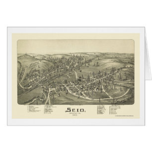 Scio, panoramische Karte OH- - 1899a