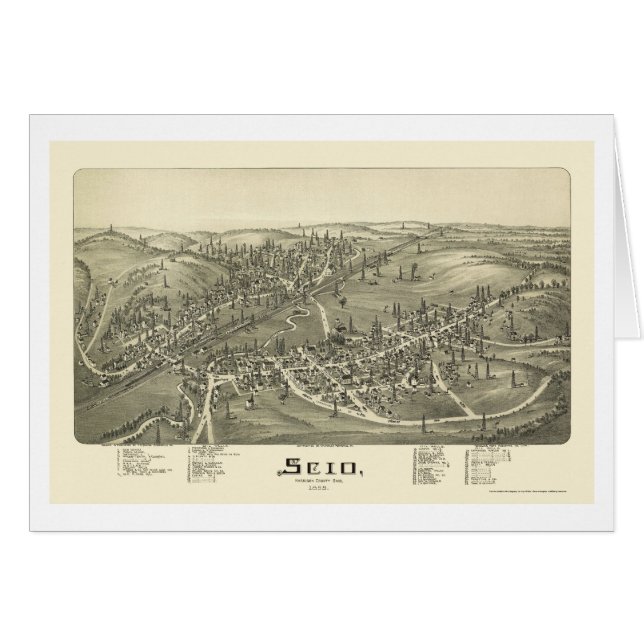 Scio, panoramische Karte OH- - 1899a (Vorderseite (Horizontal))