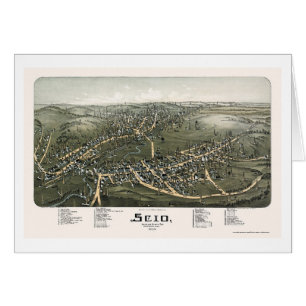 Scio, panoramische Karte OH- - 1899b