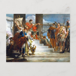 Scipio Africanus Freeing Massiva, Öl auf Leinwand, Postkarte