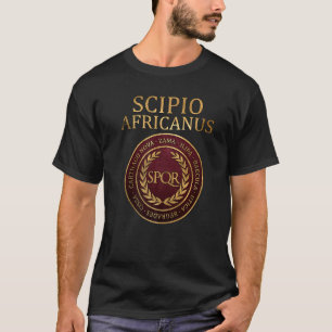 Scipio Africanus kämpft Antiker Krieg T-Shirt