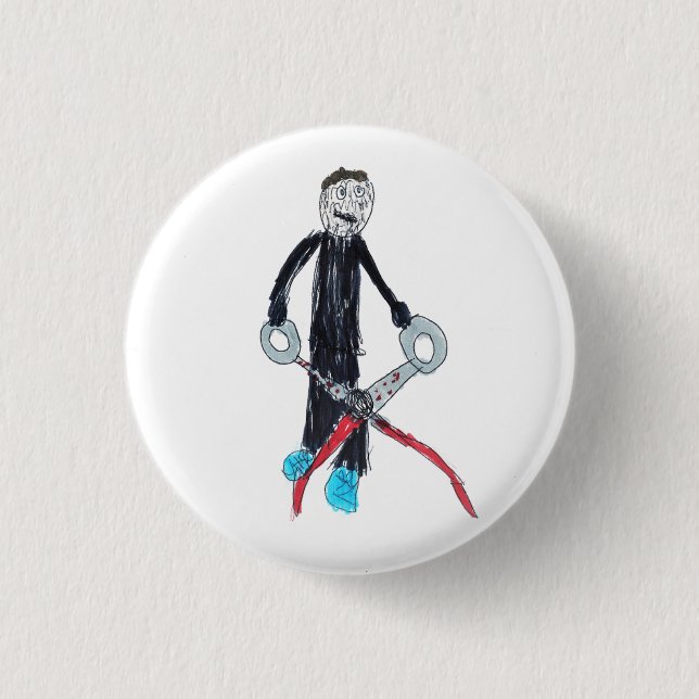 Scissor Man von Claire Button (Vorderseite)