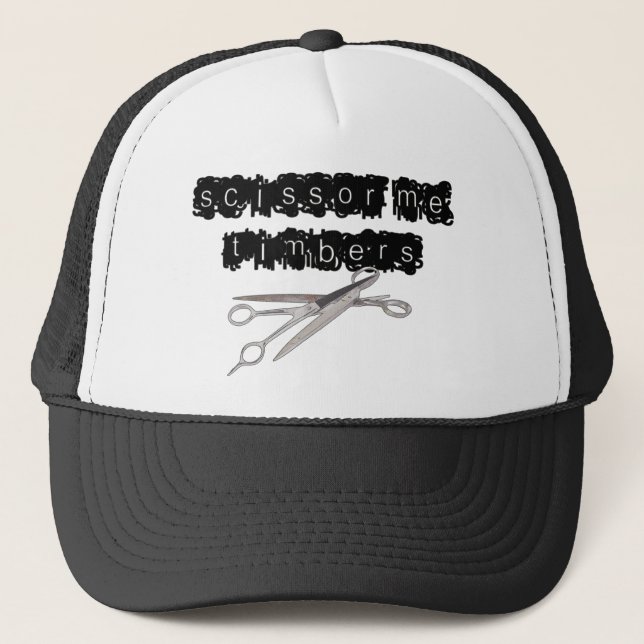Scissor mich Bauhölzer Truckerkappe (Vorderseite)