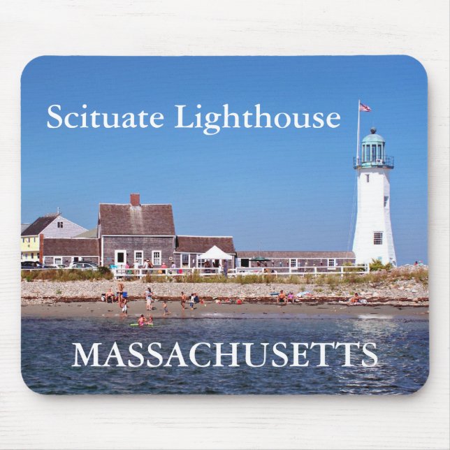 Scituate Leuchtturm, Massachusetts Mousepad (Vorne)
