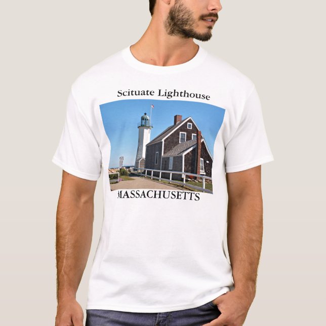 Scituate Leuchtturm, Massachusetts-T - Shirt (Vorderseite)