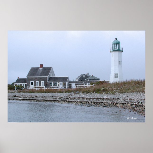 Scituate Lighhouse Panorama Poster (Vorne)