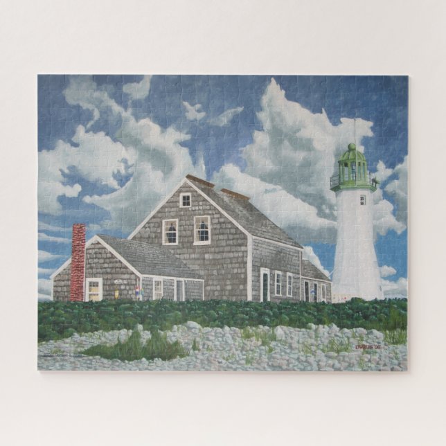 Scituate Lightkeeper's House Puzzle (Horizontal)