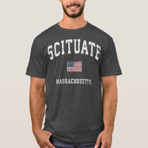 Scituate Massachusetts MA Vintage Amerikanische Fl T-Shirt