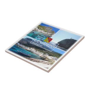 SCL009 LEVANZO ISLAND, Mosaik, Sizilien, Fliese