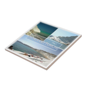 SCL022 SCALA DEI TURCHI, Mosaik, Sizilien, Fliese