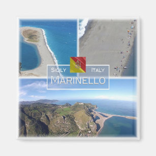 SCL024 MARINELLO Naturschutzgebiet, Mosaik, Kühlsc Magnet