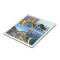 SCL028 TAORMINA, Isola Bella, Mosaik,