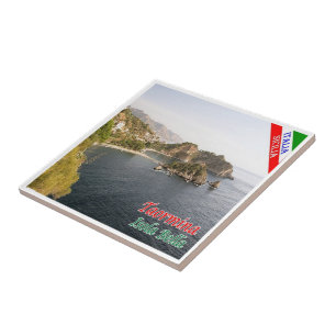 SCL068 TAORMINA, Isola Bella, Sizilien, Fliese