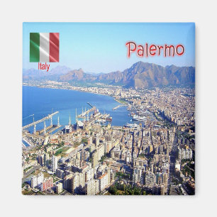 SCL074 PALERMO, Sizilien, Italien, Kühlschrank Magnet