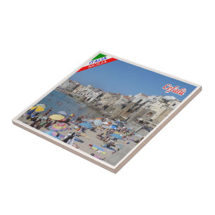 SCL083 CEFALU', Beach, Sizilien, Italien, Fliese