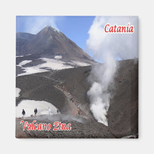 SCL089 CATANIA, ETNA, Sizilien, Italien, Kühlschra Magnet