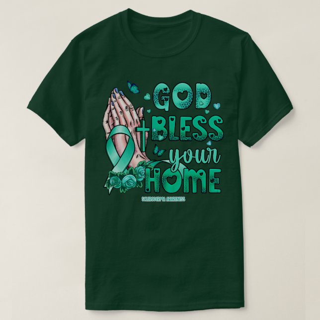Scleroderma Awareness Awareness God segess trust h T-Shirt (Design vorne)