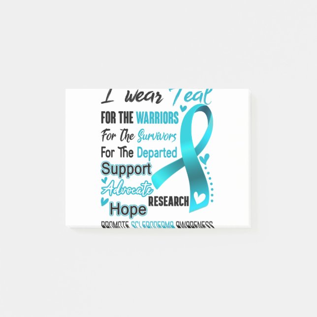 Scleroderma Awareness Month Ribbon Gifts Post-it Klebezettel (Vorderseite)