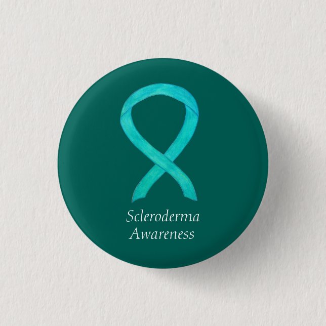 Scleroderma Awareness Ribbon Custom Buttons (Vorderseite)