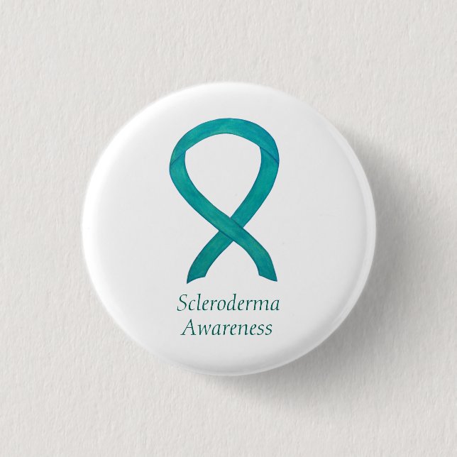 Scleroderma Awareness Ribbon Custom Buttons (Vorderseite)
