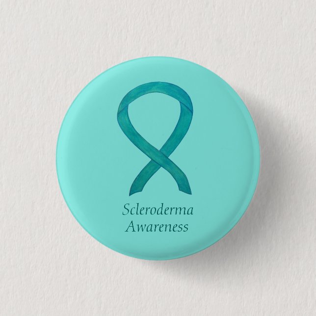 Scleroderma Awareness Ribbon Custom Buttons (Vorderseite)