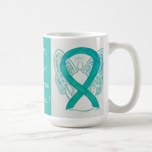 Scleroderma Awareness Ribbon Engel Custom Tasse