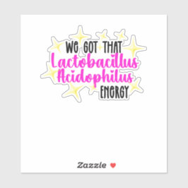 Scoby-Bacteria-Custom Vinyl Sticker