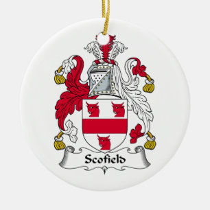 Scofield Familienwappen Keramikornament