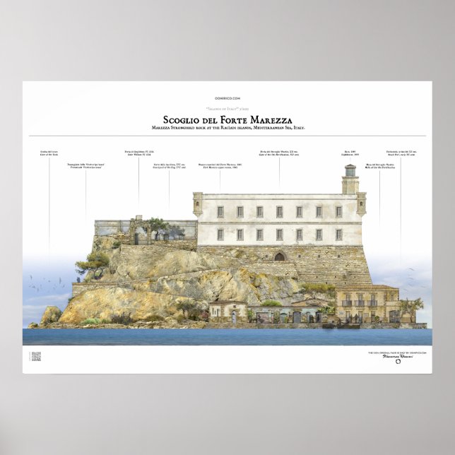 Scoglio di Forte Marezza Poster (Vorne)