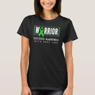 Scoliose Awareness Green Ribbon Scoliose Warri T-Shirt