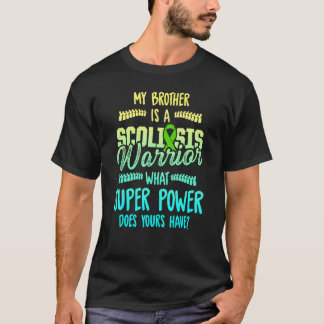 Scoliose Awareness Hot Scoliotic Warrior Survivor T-Shirt