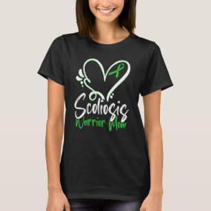 Scoliose Awareness Mama Herzschottischer Krieger S T-Shirt