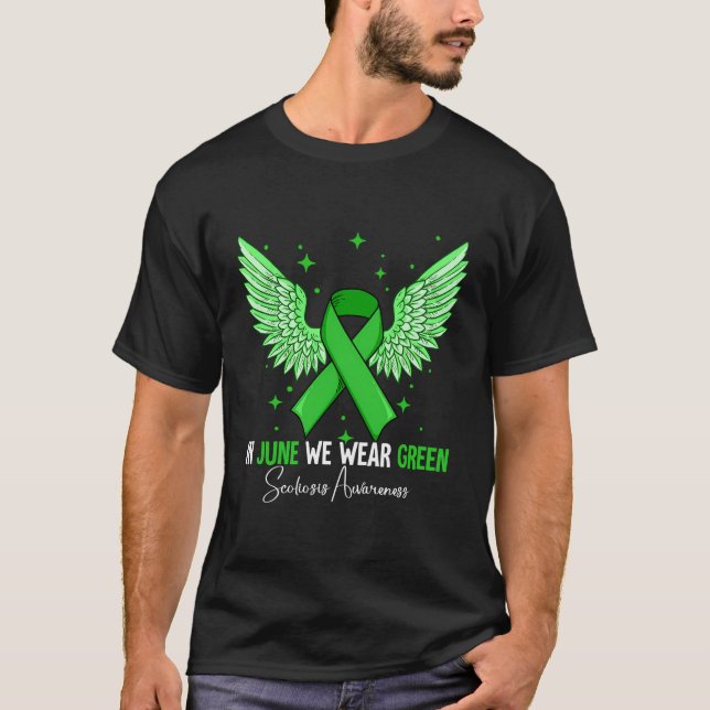 Scoliose Awareness Montag T-Shirt (Vorderseite)