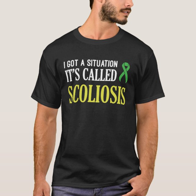 Scoliose Awareness Situation Scoliotic Warrior Su T-Shirt (Vorderseite)