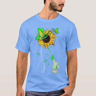 Scoliose Awareness Sonnenblumen Elefanten Männer F T-Shirt
