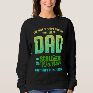 Scoliose Bewusstsein Scoliotic Warrior Survivor 2 Sweatshirt