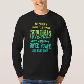 Scoliose Bewusstsein Scoliotic Warrior Survivor 5 T-Shirt