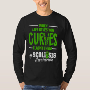 Scoliose Bewusstsein Scoliotic Warrior Survivor 6 T-Shirt