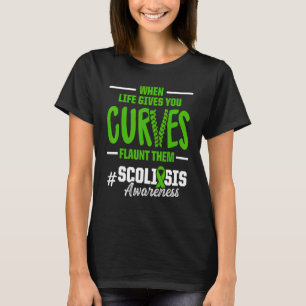 Scoliose Bewusstsein Scoliotic Warrior Survivor 6 T-Shirt