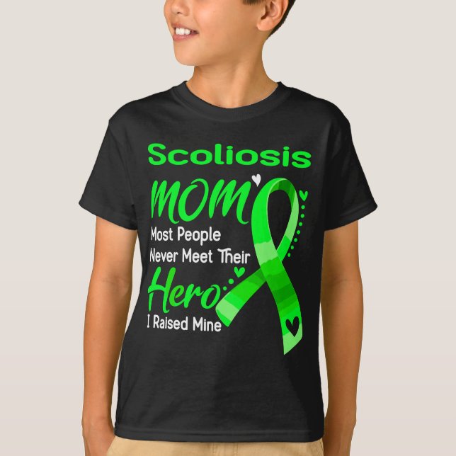 Scoliose Mama I Bergbau T-Shirt (Vorderseite)
